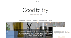 Desktop Screenshot of goodtotry.pl